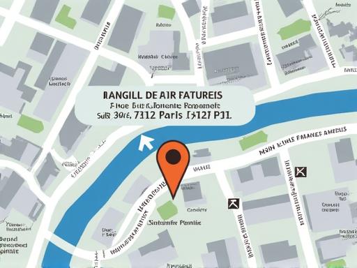 Carte de localisation de Rose Intello à Paris